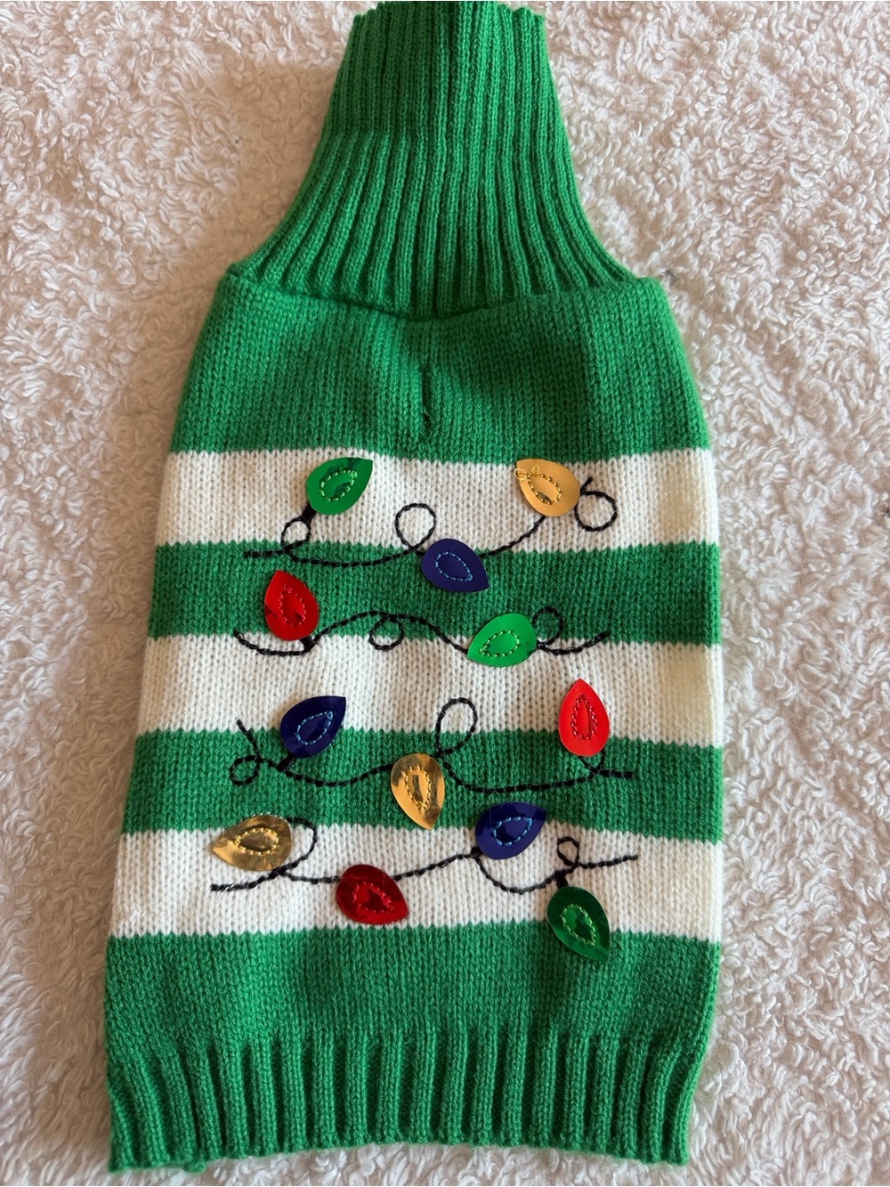 Christmas Pet Sweater for small cat or dog